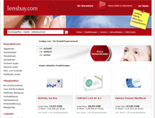 Tablet Screenshot of lensbay.com